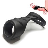 Bloqueo de eyaculación masculina, funda retardante, anillo reutilizable, erección, Juguetes sexuales para hombres, producto de silicona, suministros para adultos - details 1