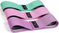 Banderas de Resistencia de Tela Flintronic Set de 3, Banderas de Entrenamiento de Fuerza Antideslizantes para Cadera y Glúteos Ideal para Mujeres, Hombres, Principiantes, Yoga - details 0