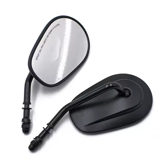 Espejos Retrovisores para Motocicleta Visión Trasera Clara para Harley Dyna Electra Glide, Fatboy, Iron 883, Road Glide, Sportster 883, 1200, Softail Artículos Peligrosos Normales - 1