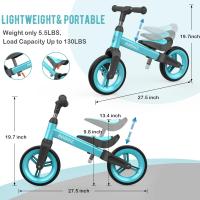 Bicicleta sin Pedales First Bike para Niños de 1,5 – 4 años hasta 25 Kg, Volante y Sillín de Altura Ajustable, Candado para Volante, Ultraligero para Niños y Niñas - details 32