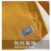 Bolso de lona de pana bolso de mensajero de hombro para mujer versión coreana pequeño bolso cuadrado - details 17