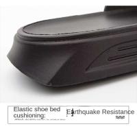 Novedad de verano, chanclas de PVC a la moda, zapatillas juveniles antideslizantes de Color sólido con Clip para la playa con punta abierta, zapatillas para hombre - details 5