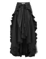 Vestido de fiesta punk gótico para mujer, peplum victoriano, vestido pirata, talla grande - details 0