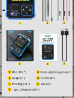 Probador de Transistores FNIRSI DSO-TC3 Generador de Señal Multifuncional 3 en 1 Componente Electrónico Digital Osciloscopio - details 26