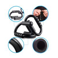 Entrenamiento de fuerza Push-up, estructura portátil para entrenamiento de fitness familiar, mango de soporte Push-up para ejercicio de suelo, 1 par - details 4