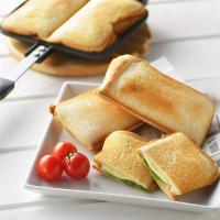 Fabricante de sándwich antiadherente, pan tostado de Hierro fabricante de desayuno, Horno de barbacoa panqueque Molde para hornear, Parrilla pan - details 0