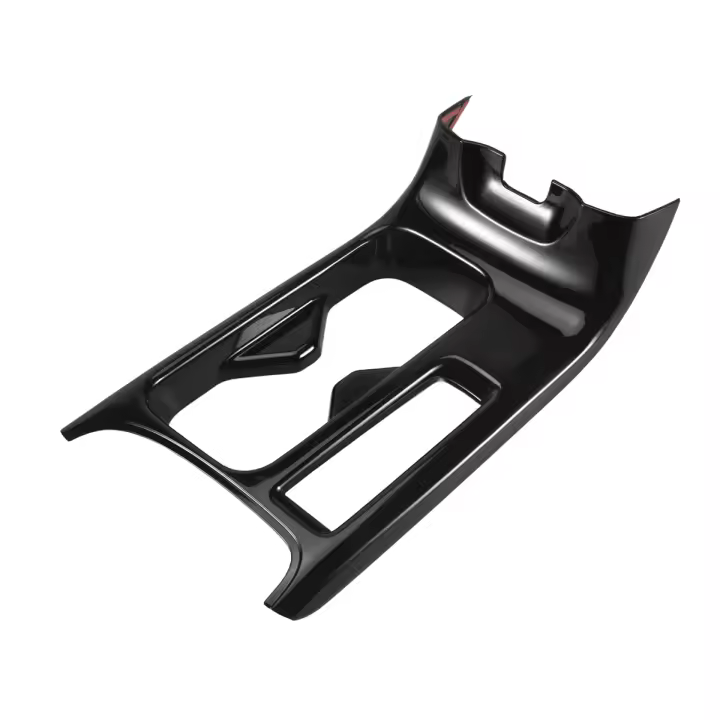 Consola central negra brillante para coche, soporte para vasos, cubierta decorativa, pegatinas embellecedoras para Honda HRV HR-V Vezel 2021 2022 LHD - 1