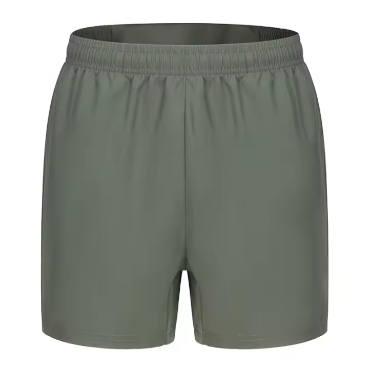 Pantalón corto de running para hombre, secado rápido, gimnasio, maratones atléticos, con bolsillos - 1