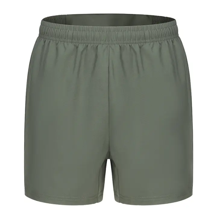Pantalón corto de running para hombre, secado rápido, gimnasio, maratones atléticos, con bolsillos - 1