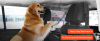 SucceBuy Barandilla para Perros para Auto - Divisor de Auto de 56" de Ancho para Asientos Delanteros, Barandilla Universal para Mascotas con Malla Transparente para Sedanes, Camiones, SUV, Negro. - details 4