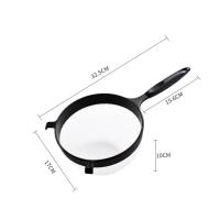 Tamiz de harina de nailon, colador de mallas PP negro, accesorios de cocina de mano, colador de malla fina - details 4