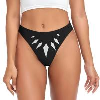 Collar de pantera negra personalizado, Tanga para mujer, bragas elásticas cómodas, ropa interior - details 0