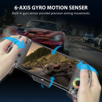 YS43 YS44 YS45 para Nintendo Switch, Gamepad todo en uno RGB, controlador de mano transparente colorido con TURBO de 6 ejes - details 13