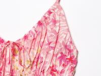 Vestido lencero midi estampado popular para mujer europea y americana - details 9