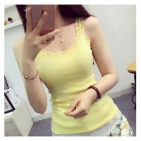 Tops negros, camiseta sin mangas de verano para mujer con Top de encaje, ropa interior roja, camisolas de encaje, ropa interior holgada, chaleco para mujer - details 5