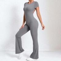 Conjunto de Yoga Ouwu Monos Deportivos para Mujeres Manga Corta, Pantalones Acampados - details 15