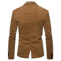 Chaqueta de Traje Casual de Alta Calidad de Pana Color Sólido Estilo Elegante para Negocios y Ocio - details 4