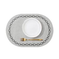 Mantel Individual Ovalado de Piel Sintética Lujo en tu Cocina Accesorios de Cocina - details 1
