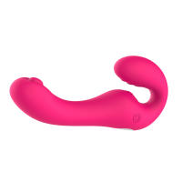 Consolador masajeador de próstata Anal sin tirantes para mujer, vibrador doble femenino, punto G, Juguetes sexuales para adultos, pareja, 10 velocidades - details 26