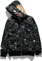 Chaqueta de camuflaje de mandíbula de tiburón para adultos, Sudadera con capucha de boca de tiburón, sudadera con cremallera completa - details 5