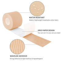 1Pcs Kinesiology Tape Gym Fitness Bandages Sports Elastic Muscle Pain Relief - details 0