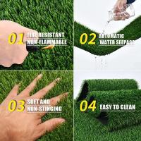 Césped artificial lare de 100x100cm, plantas falsas arden para exteriores, PAISE, valla enineerin, DIICOLE, decoración del suelo del hogar y - details 2