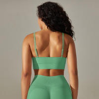Hamidou-Sujetador deportivo de Yoga para mujer, Top Sexy, ropa interior transpirable, Fitness, Yoga, gimnasio - details 33