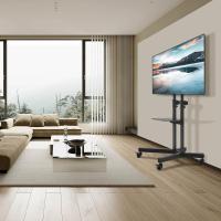 32 a 80 Pulgadas, Soporte de Piso Móvil con Bandeja para Televisión hasta 50 kg MAX VESA 600x400mm - details 6
