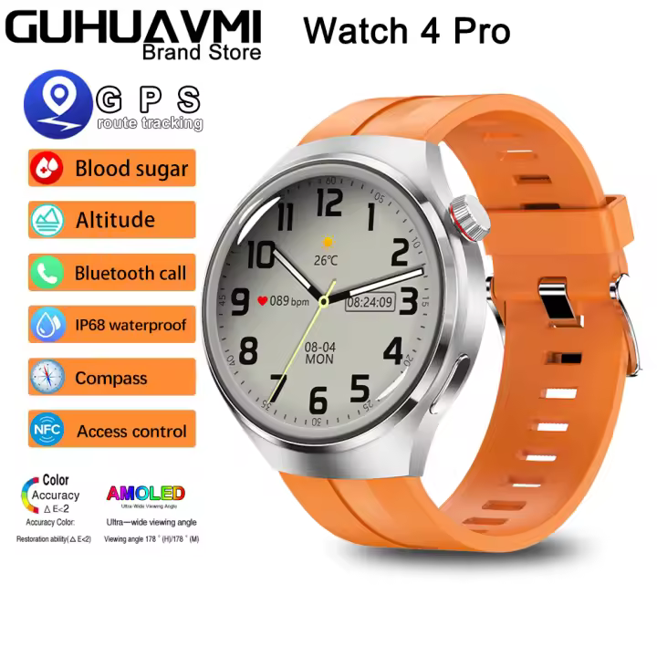 1,53 pulgadas 360 * 360 amoled de alta definición pulsera deportiva de pantalla táctil completa, rastreador de fitness deportivo ip68 reloj inteligente impermeable, monitoreo de salud, voz ai, reloj inteligente de llamada bluetooth, modelo general - 1