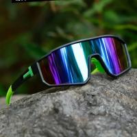 Gafas de ciclismo de gran tamaño para hombre, gafas de sol con revestimiento colorido a prueba de viento para bicicleta, deportes al aire libre, motocicleta - details 4