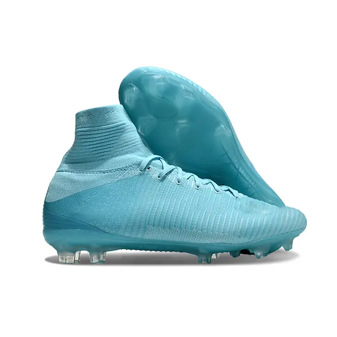 Botas de fútbol FG para hombre, zapatos deportivos al aire libre, zapatillas cómodas, cuero suave - 1