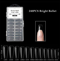 Puntas de uñas postizas de 240 unidades por lote/caja Herramientas de manicura de extensión rápida francesa Marca Clou Beaute - details 12