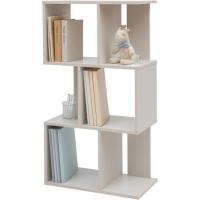 Estantería decorativa/estantes flotantes/Estantería de madera/Estantería con 4 estantes, oficina,modular, sala de estar, biblioteca - Display Shelf SRK-W3 - Marrón ceniza - details 29