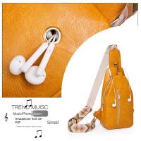 Riñonera de cuero PU para mujer, bolso de pecho sencillo de estilo bohemio para mujer, bolso de hombro deportivo Retro occidental de gran capacidad para ciclismo - details 29
