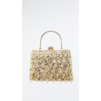 Nuevo comercio electrónico europeo y americano de noche personalizado, bolso de boda con cadena para mujer, bolso de mano - details 0