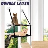 Percho de Ventana para Gato ATUBAN Hamaca Estable para 55 LBS Dispensación Fácil - details 1