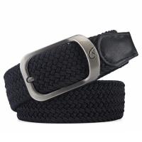 Día de la madreCinturón elástico tejido Unisex para hombre y Mujer, cinturón de lujo de diseñador para hombre, hebilla de aleación, correas de cintura, Cinturones sin agujeros, Cinturones de lujo para Mujer - details 5