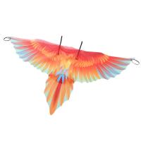 Capa de ala de loro para niños, disfraz de capa de pájaro, accesorio de actuación, Moda Para mascarada con sombreros - details 6