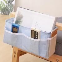 Bolsa de almacenamiento extraíble de gran capacidad con pegatina mágica, multibolsillo, litera, bolsa lateral para camas, cesta de almacenamiento de artículos diversos - details 5