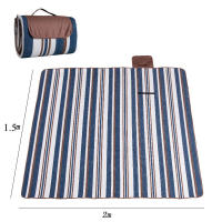 Manta de Picnic portátil impermeable de 60/80 pulgadas para exteriores, tienda de campaña de playa ancha de doble capa, antihumedad - details 1