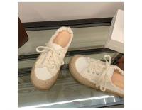 Golpéalo bien y úsalo ~ Corea del Sur INS bolsa cabeza media zapatillas mujer verano desgaste nueva plataforma zapatos de lona perezoso casual zapatillas frescas - details 7