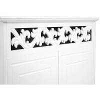 Cómoda Jersey Blanca Mara 76x65x35cm Estilo Clásico 2 Puertas y 1 Estante - details 1