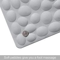 Baño largo impermeable alfombra antideslizante hogar inodoro con ventosa alfombra de plástico baño ducha alfombra resistente a la suciedad - details 2
