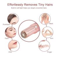 Mini Cortapuntas Eléctricas Epilador de Cejas en Forma de Labial Herramienta de Eliminación de Vello Portátil sin Dolor para Mujeres - details 7
