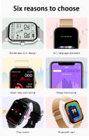Reloj Inteligente Bluetooth Hombres y Mujeres con Llamada, Moda Deportiva, Monitor de Actividad y Sueño - details 1