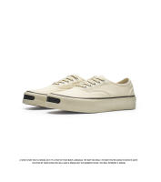 Zapatillas de lona transpirables Suela gruesa, blanco, talla pequeña, estilo coreano y japonés - details 13