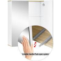 2 Puertas y 3 Estantes, Mueble Auxiliar Gran Almacenamiento, MDF, Blanco 60x20x75cm - details 5