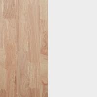 Mesa de estudio, escritorio o despacho, mesa de oficina, color madera salvaje y blanco, medidas: 120 cm (largo) x 60 cm (ancho) x 73 cm (alto) - details 5