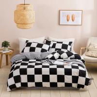Juego de Ropa de Cama King Size Cómodo y Suave con Estampado Geométrico Moderno Juego de Edredón Doble para Parejas - details 9