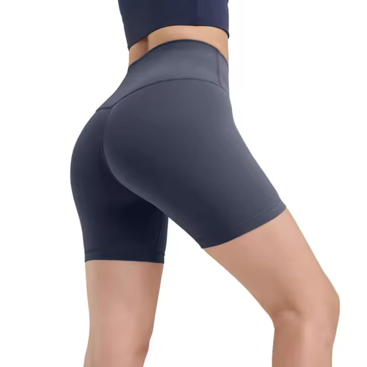 Shorts de Correr para Mujeres de Cintura Alta Cinturón Hipérico, Secado Rápido, Adecuados para Ciclismo y Yoga - 1